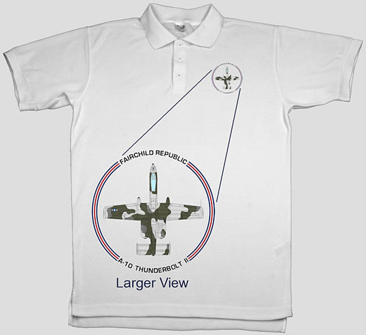 A-10 Thunderbolt Polo Shirt